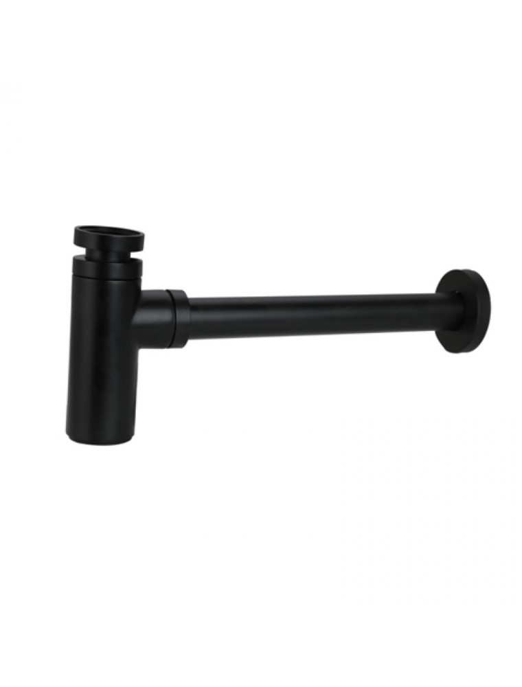 SIFON BOTELLA CROMO LAVABO 1 1/4 NEGRO