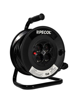 CARRETE 4 TOMAS ALARGADOR DE CABLE 25m  PECOL