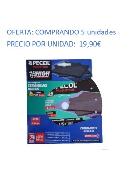 DISCO PORCELANICO DURO EXTRAFINO Ø230