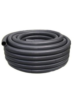 PVC FLEXIBLE 40mm GRIS  ROLLO 50M