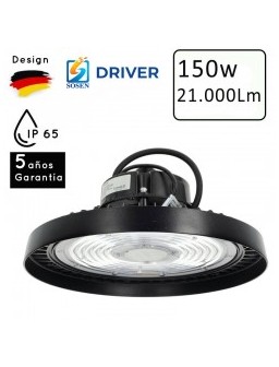 CAMPANA LED UFO 150W 140Lm/W DRIVER SOSEN 6 500K 