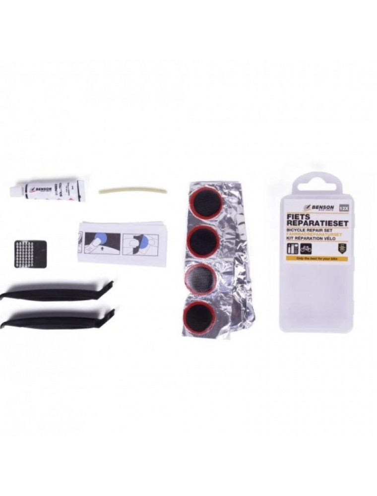 KIT REPARACION BICICLETAS 12 PIEZAS