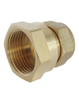 RACOR COMPRESION HEMBRA 15x1/2 LATON PARA COBRE