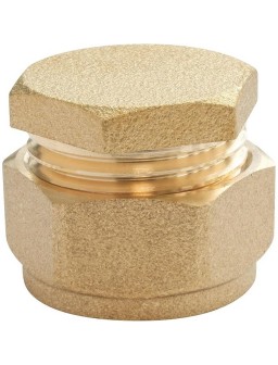 RACOR COMPRESION TAPON 15 LATON PARA COBRE