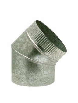 CODO GALVANIZADO 45º Ø120