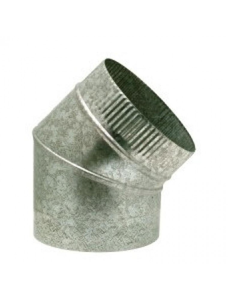 CODO GALVANIZADO 45º Ø125