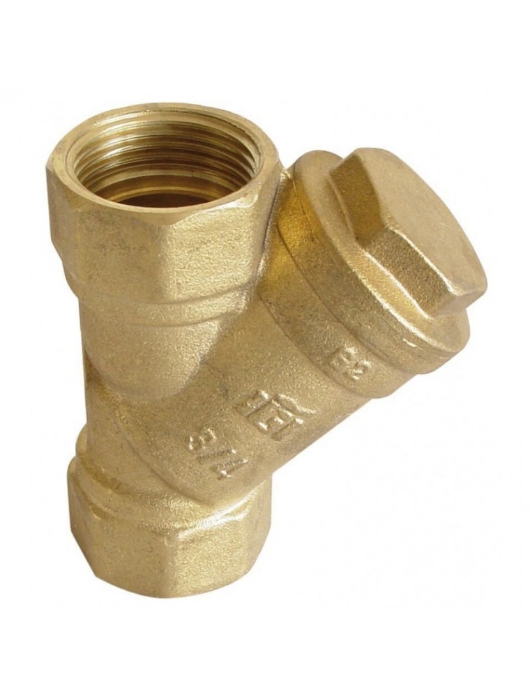 Filtro de latón tipo Y con filtro de malla 2 