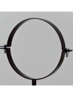 ABRAZADERA VITRIFICADA NEGRA PARA ATORNILLAR  Ø110