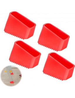 TACO ANTIDESLIZANTE PARA ESCALERA 3CM ROJO