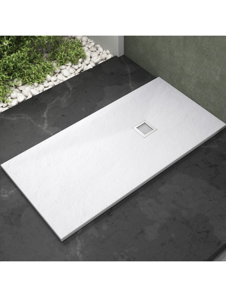 PLATO DUCHA RESINA 80X130 BLANCO   Valvula no incl