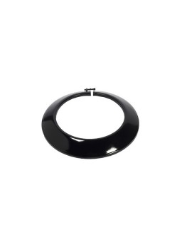 PLAFON VITRIFICADO NEGRO Ø 120