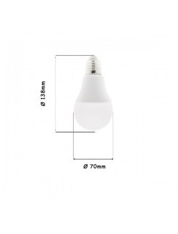 BOMBILLA LED ESTANDAR E27 A60 15W 6500K