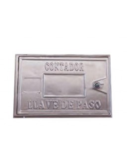 PUERTA ALUMINIO FUNDIDO 30X50